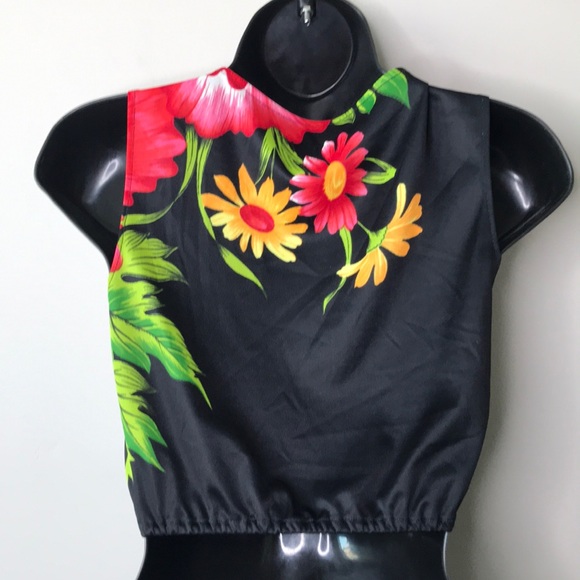 Custom Made Wrap Cropped Tank Top - Picture 12 of 14